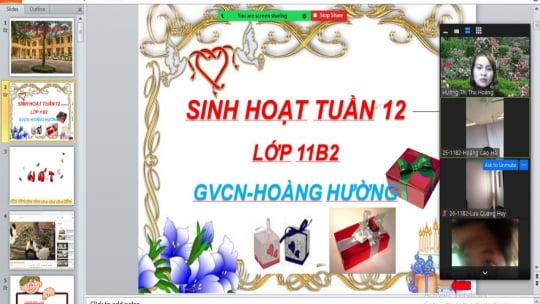 Tiết sinh hoạt online tuần 12