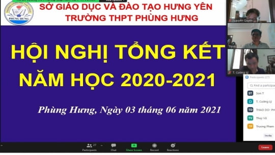 Hội nghị tổng kết năm học 2020-2021 